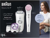 Braun Silk-epil Beauty Set 7 SES7-885BS Wet & Dry epilator with 4 extras incl. Braun FaceSpa Anwar Store